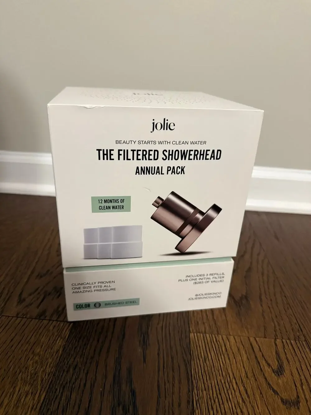 Jolie Filtered Showerhead Annual Pack